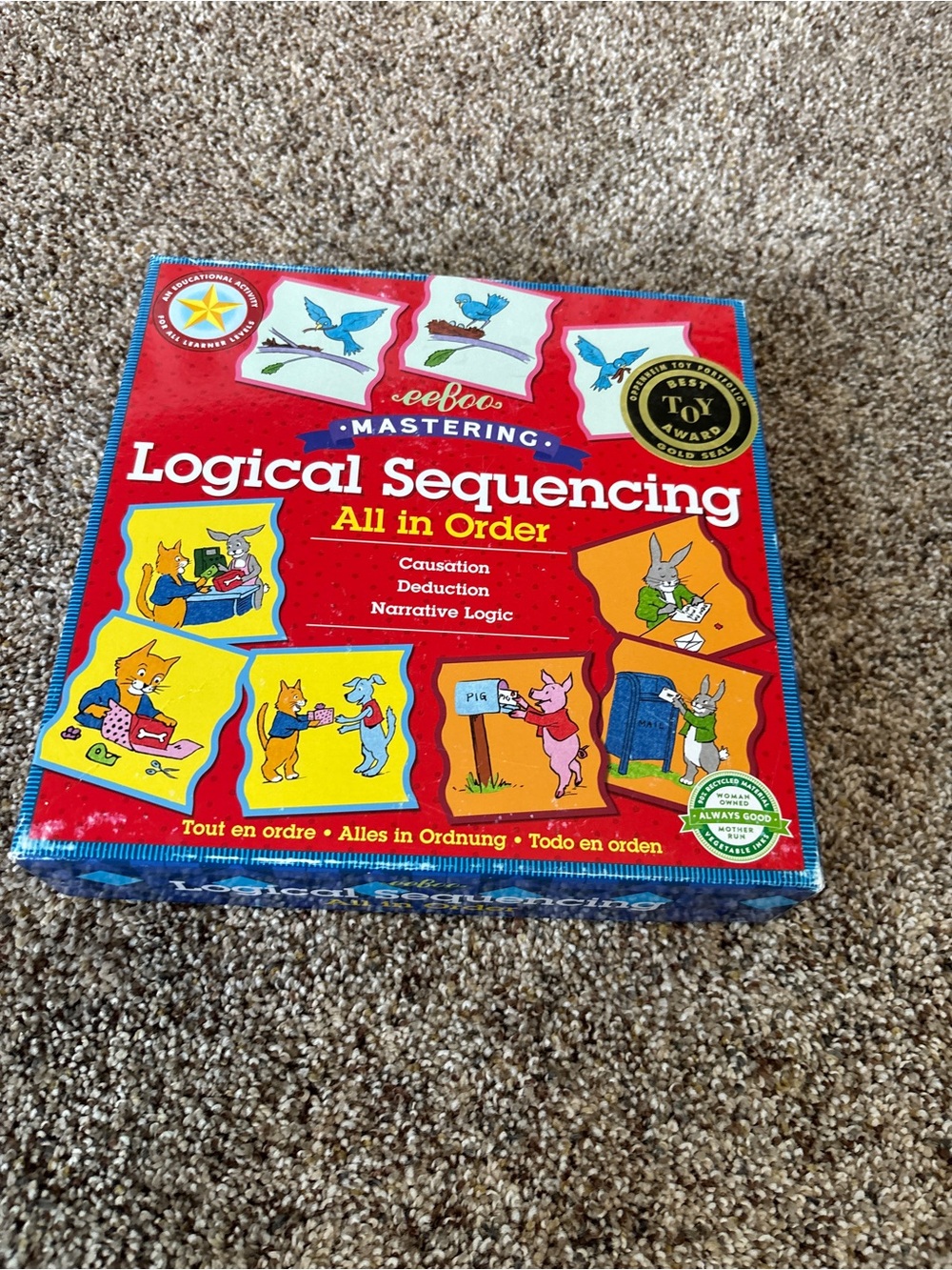 Logical Sequencing All in Order toddler game